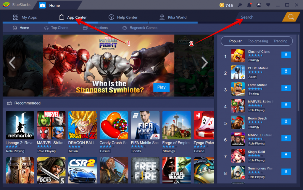 BlueStacks-Main-Screen-For-Searching-IPTV