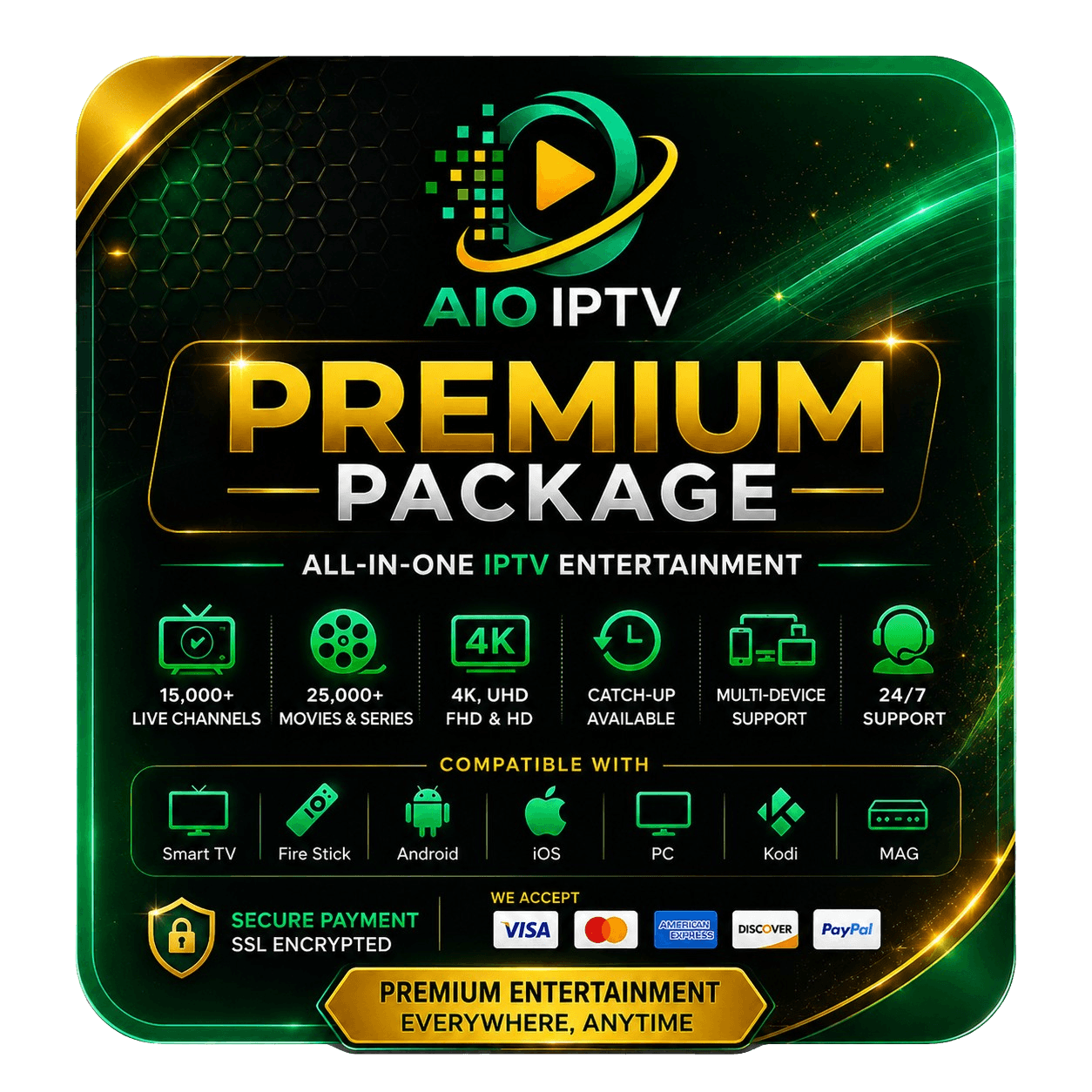 Forfait IPTV Premium