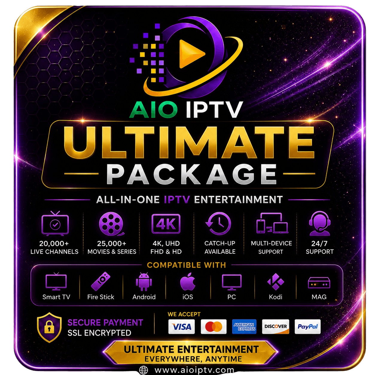 Forfait IPTV Ultime